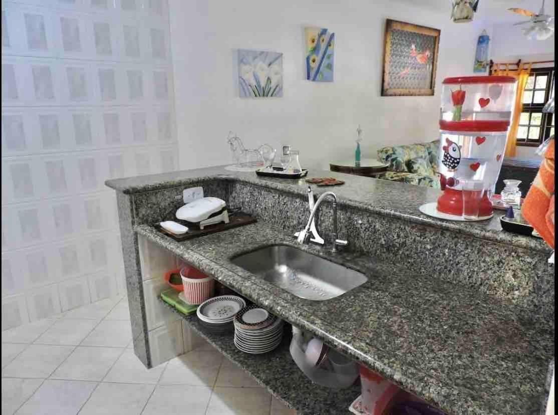 Paz E Mar Beach House - Area Gourmet Completa كاراغواتاتوبا المظهر الخارجي الصورة