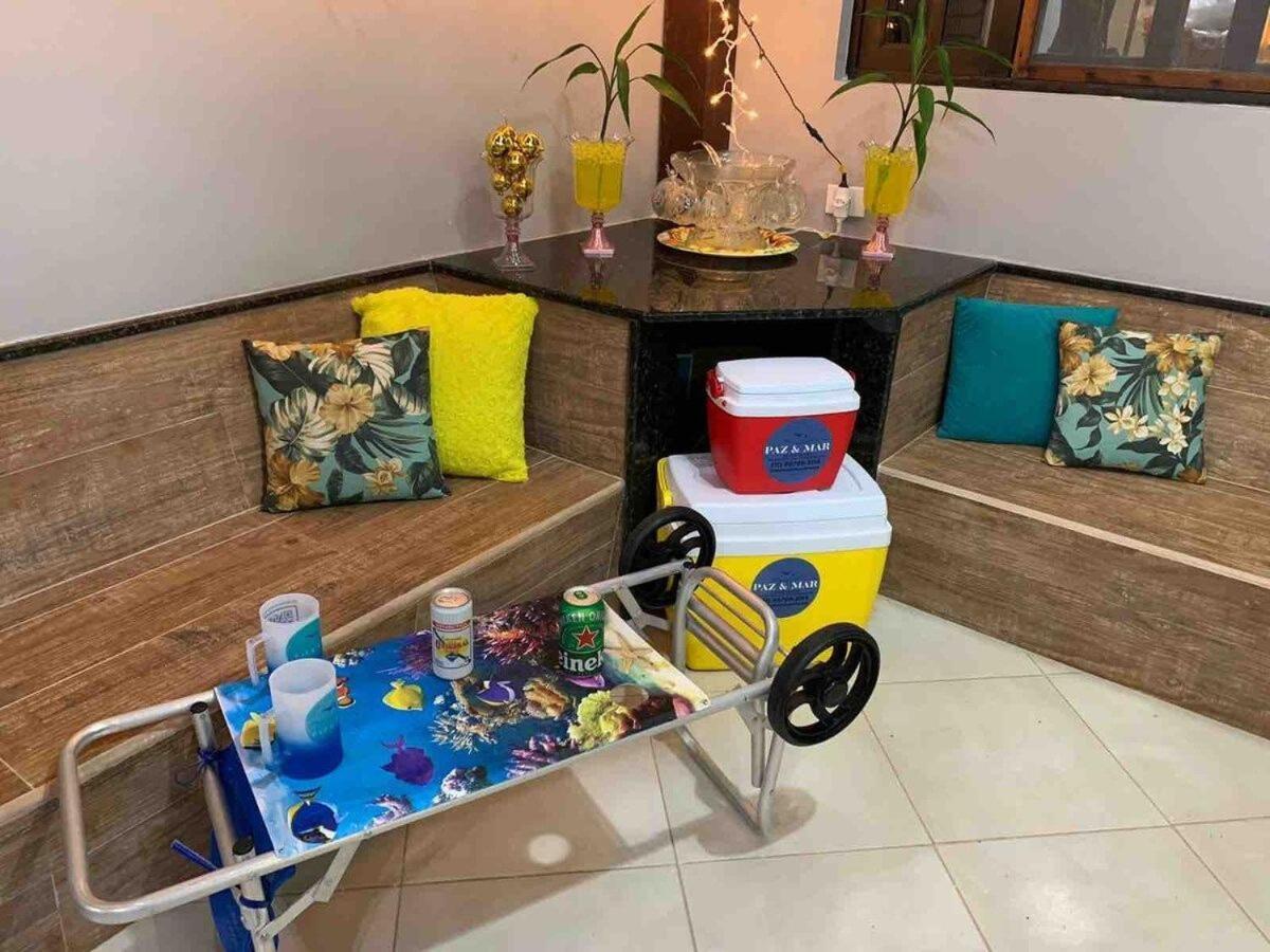 Paz E Mar Beach House - Area Gourmet Completa كاراغواتاتوبا المظهر الخارجي الصورة