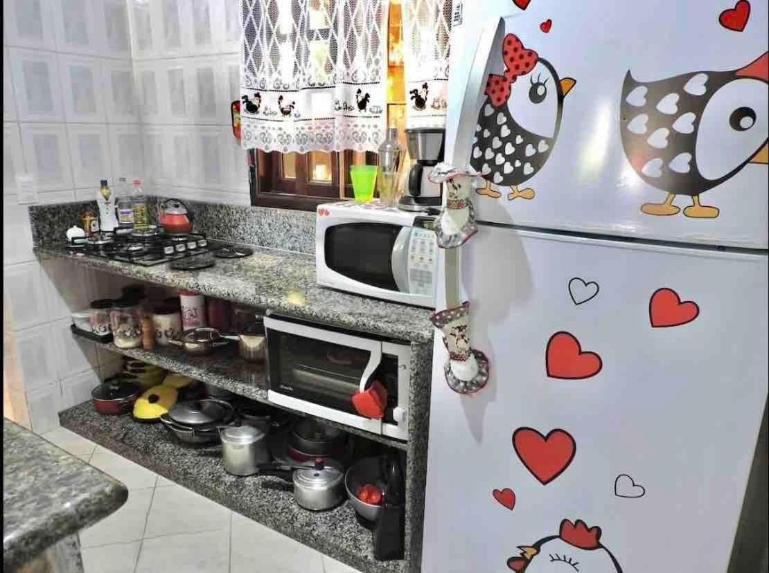 Paz E Mar Beach House - Area Gourmet Completa كاراغواتاتوبا المظهر الخارجي الصورة